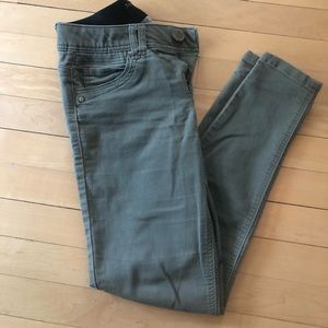 Democracy Olive Skinny Jeans sz2